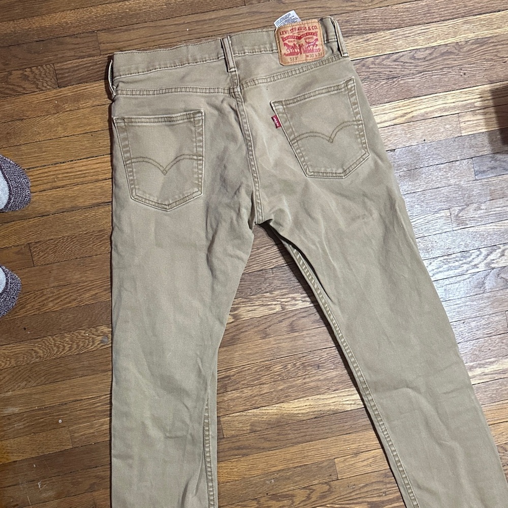 Levi's Men's Khaki Straight Jeans